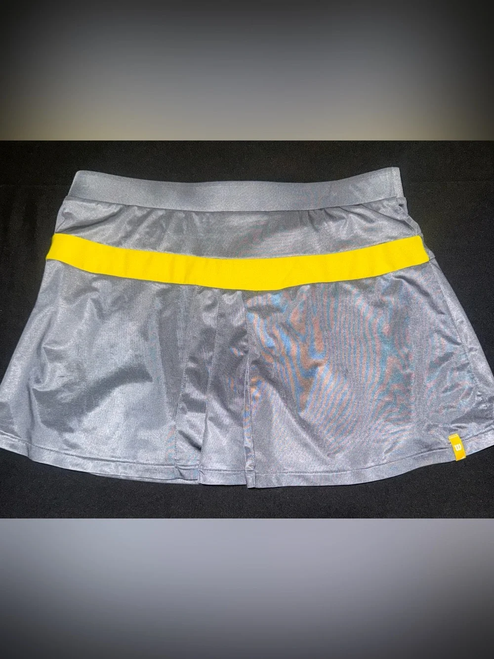 Wilson Gray Skort with Yellow Trim